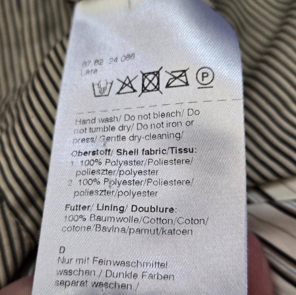 SPORTALM AUSTRIA "Vanilla Sky" Unique Navy Jacket With Shirt Underlayer.  Small - Picture 13 of 16